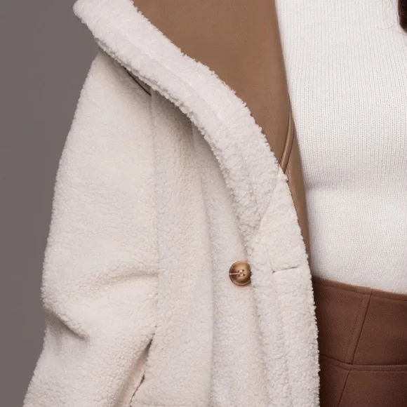 Tan Jaida Reversible Coat - Picture 9 of 12